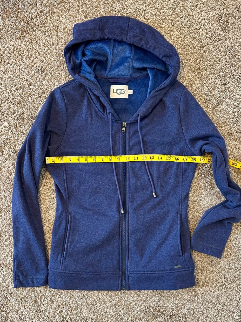 UGG Full-Zip Fleece Hoodie Sweatshirt, Size M - Picture 10 of 10